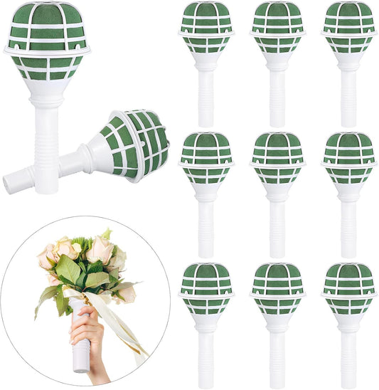 Wedding Bouquet Holder Bridal Bouquet Holders for Artificial Flowers Foam Bouquet Holder Handle for Weddings V1258-DP02-C-306