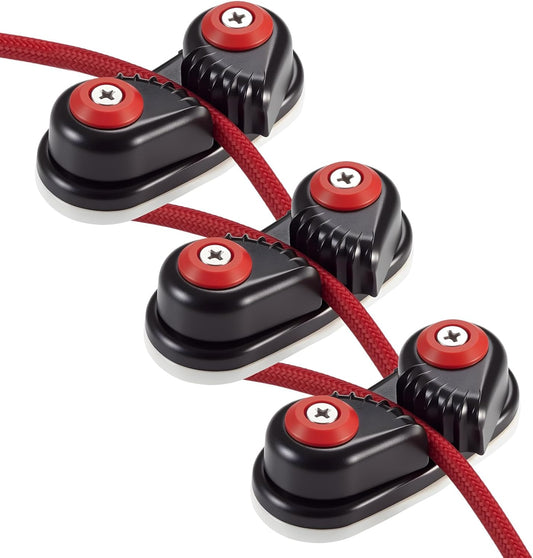 3 Pcs Kayak Cam Cleats Rope Cam Rope Cleat Lock Aluminum Cams Cleats Fast Entry Boat Dock Cleat for Line V1258-DP02-C-3065
