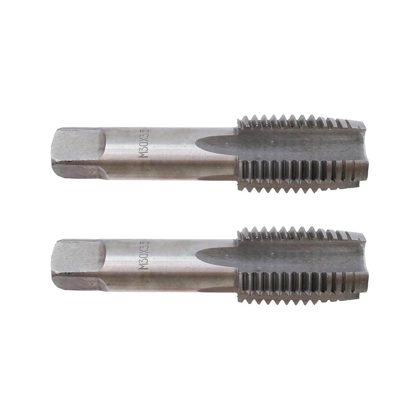 Metric Hand Tap M30 x 3.5 Taper Straight Flutes Screw Taps Threading Hand Tap Repair DIY Tool -2pcs V1258-DP02-C-3126