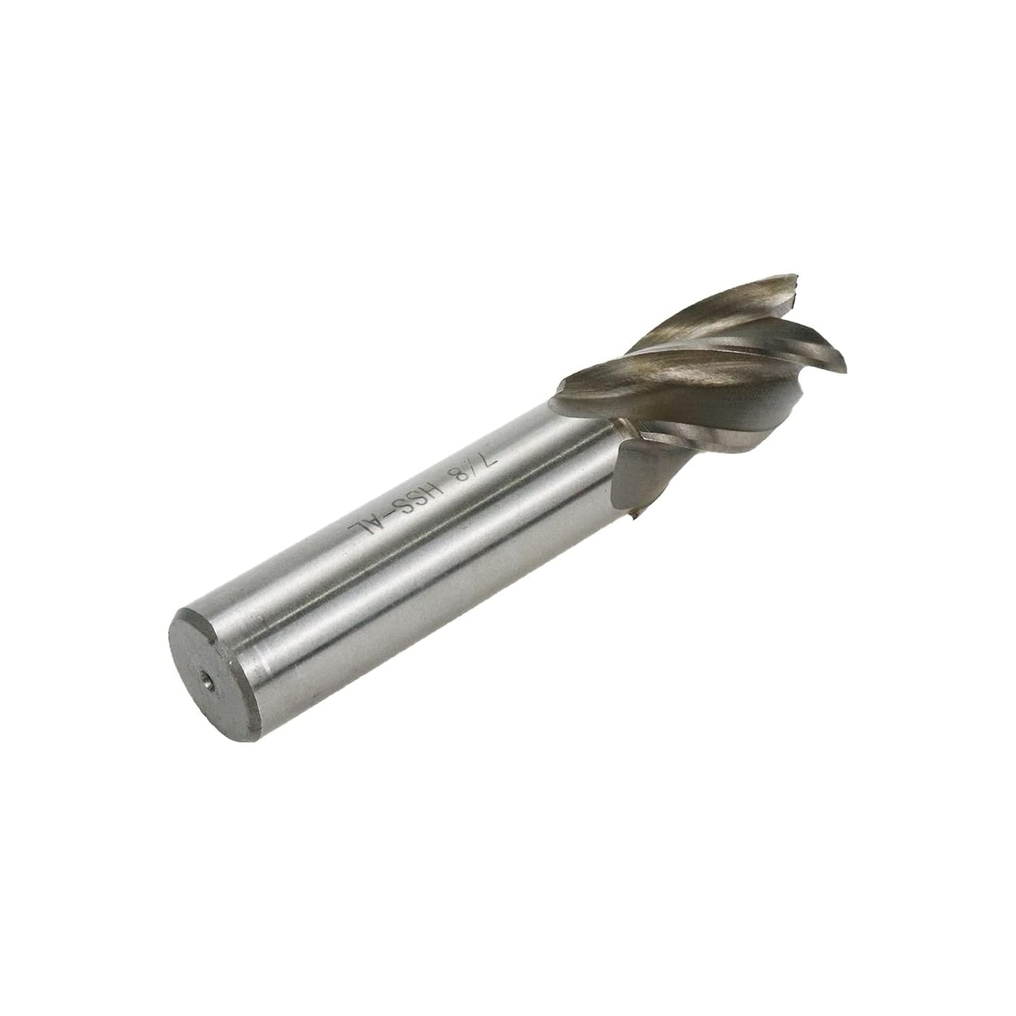Square End Mill 7/8" Cutting Dia x 3/4" Shank Dia 4 Flute Straight End Mill Cutter V1258-DP02-C-3129