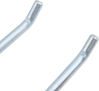 Pegboard Hooks Heavy Duty Metal Steel 3/8" Square Hole Peg Hooks with 6 Bars Suitbale for 1.5" Spaced V1258-DP02-C-3131