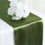 Efavormart 10 PCS 12"x108" Olive Green Satin Table Runner V1258-DP02-C-3141