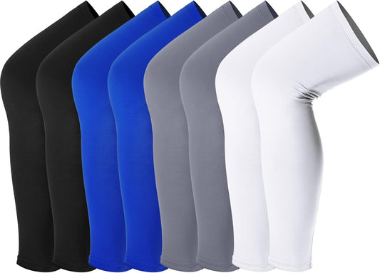 Leg Sleeves Compression Long Knee Sleeve UV Protect for Men Women Sport Basketball Football V1258-DP02-C-3159