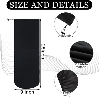 2 Pieces Satin Lined Unisex Jumbo Dreadlock Cap Long Dreads Hair Head Wrap Sleeping Cap Hair Accessories V1258-DP02-C-3167