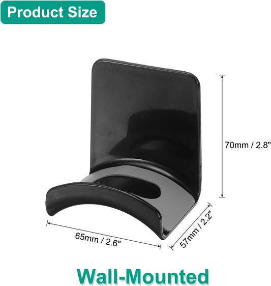 Headphone Stand, 2 Pcs ABS Headset Holder Adhesive Headphone Holder Hook Mount Headphone Hanger Hook Under V1258-DP02-C-3213