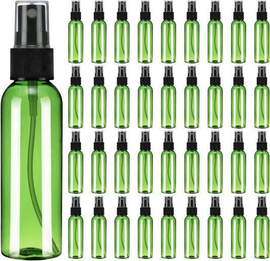 100Pack Spray Bottles, 2Oz/60ML Reusable Clear Empty Mist Plastic Mini Travel Bottle Set,Small Refillable V1258-DP02-C-3238