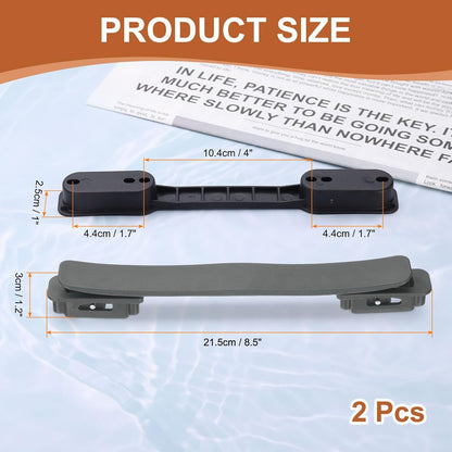 2 Pcs Luggage Handle Replacement 8.5 Inch Suitcase Handle Carry Strap Plastic Pull Handle Grip Luggage V1258-DP02-C-3243