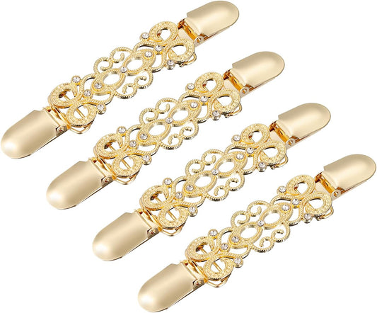 Retro Sweater Clips Vintage Dress Clips Back Cinch Clip Cardigan Collar Clips Scarf Clips Shawl Clasps V1258-DP02-C-3250
