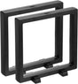 2 Pcs 3D Floating Display Case, 6.3 x 6.3 x 0.8 Inch Floating Frame Display Holder Stand, Transparent PE V1258-DP02-C-3267