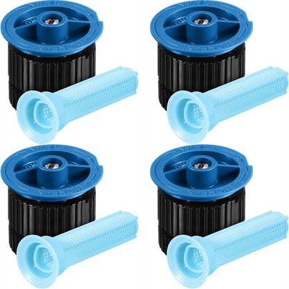 4 Pcs 10 VAN Variable Arc Nozzle Replacement Sprinkler Head Adjustable 360 Degree Rotating Irrigation Pop up V1258-DP02-C-327
