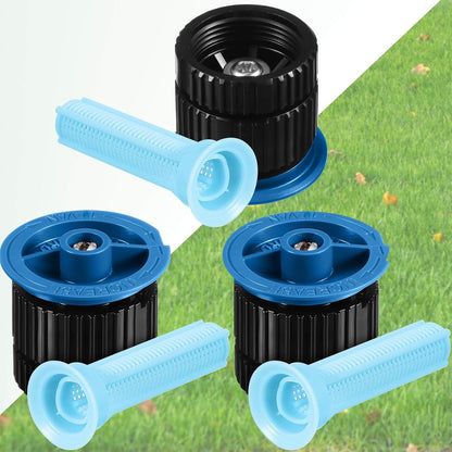 4 Pcs 10 VAN Variable Arc Nozzle Replacement Sprinkler Head Adjustable 360 Degree Rotating Irrigation Pop up V1258-DP02-C-327