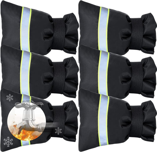 Faucet Cover for Winter Freeze Protection,Spigot Cover with Reflective Strips,Outside Faucet Cover for Cold V1258-DP02-C-329