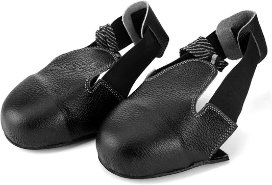 Steel Toe Cap Safety Overshoes Workplace Anti-smash Cover with Adjustable Strap for Men/Women, 1 Pair (Size V1258-DP02-C-3291