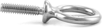 Eye Bolt, 20 Pack 1/4" - 20 x 1 Marine Grade Stainless Steel Lifting Ring Threaded Eyebolt Machinery Shoulder V1258-DP02-C-3292