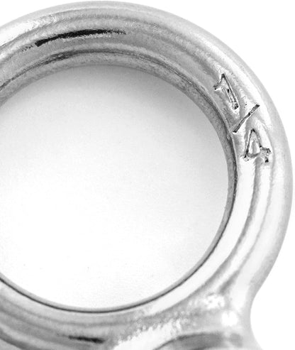 Eye Bolt, 20 Pack 1/4" - 20 x 1 Marine Grade Stainless Steel Lifting Ring Threaded Eyebolt Machinery Shoulder V1258-DP02-C-3292