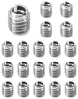 Stainless Steel Threaded Insert for Hard-Wood, 1/4-20 Internal Threads 20 Pack 5/8" Long Nut Inserts for V1258-DP02-C-3293