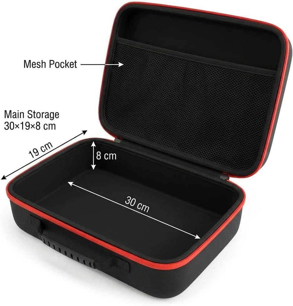 Compact Tool Storage Case 33x22.5x9cm - Shock-Resistant Portable Organizer for Small Tools, Accessories & V1258-DP02-C-3294