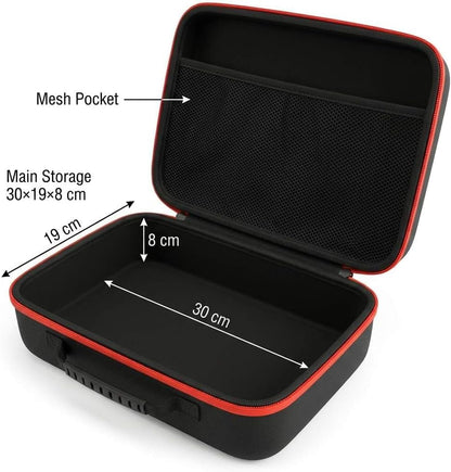 Compact Tool Storage Case 33x22.5x9cm - Shock-Resistant Portable Organizer for Small Tools, Accessories & V1258-DP02-C-3294
