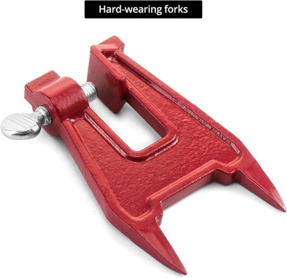 Chainsaw Stump Vise, 2 Pack Chainsaw Sharpening Accessory, Chainsaw Filing Vise, for Sharpening Saw Chain, Red V1258-DP02-C-3307