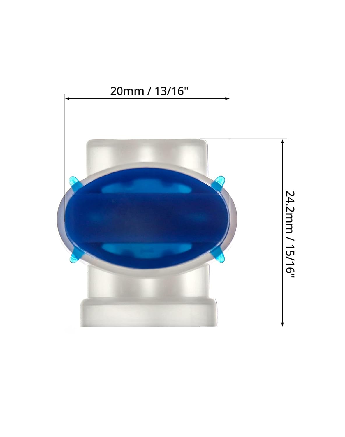 100 Pack 3 Wire Connectors Electrical IDC 314-BOX Pigtail Connectors for 22-14 AWG Cables V1258-DP02-C-3310