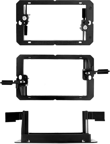 Low Voltage Mounting Bracket, 20 Pack 1 Gang Single Gang Drywall Mounting Wall Plate Bracket for Telephone V1258-DP02-C-3315