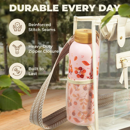 Clear Bag for Stadium Events - Large Transparent Tote - Clear Purse for Women, Work, Beach & Shopping V1258-DP02-C-3328