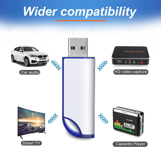 32GB FAT32 Format USB 2.0 Flash Drives, USB Memory Stick for Game Capture Card/Cassette V1258-DP02-C-333