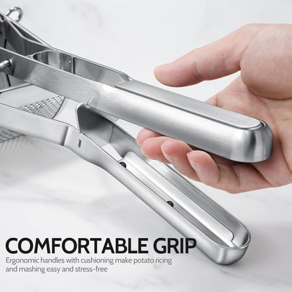 Potato Ricer, Stainless Steel Potato Masher for Commercial and Home Use V1258-DP02-C-417