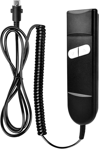 Recliner Remote Lift Chair Remote Replacement 2 Button (Up/Down) 5-Pin Hand Controller for Lazyboy, Golden V1258-DP02-C-422