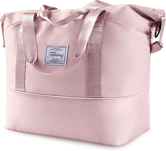 Travel Duffel Bag - Large Shoulder Weekender Overnight Bag, Carry on Bags with Wet Pocket, Waterproof V1258-DP02-C-446