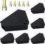 Mouse Station with Keys Black 6 Pack, Key Required Mouse Stations, Mice Stations, Keeps Children and Pets V1258-DP02-C-465