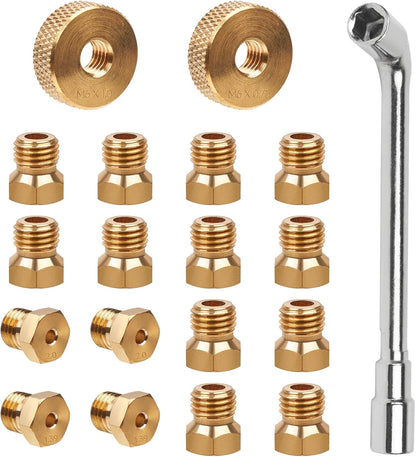 Natural Gas Conversion Kit, Propane to NG Orifices Nozzle, for Blackstone 28'' & 36'' Griddles, Rangetop V1258-DP02-C-467