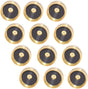 Solid Brass Refill Propane Bottle Cap Universal for All 1 LB Gas Tank Cylinder Sealed Protect Cap(Pack of 12) V1258-DP02-C-468