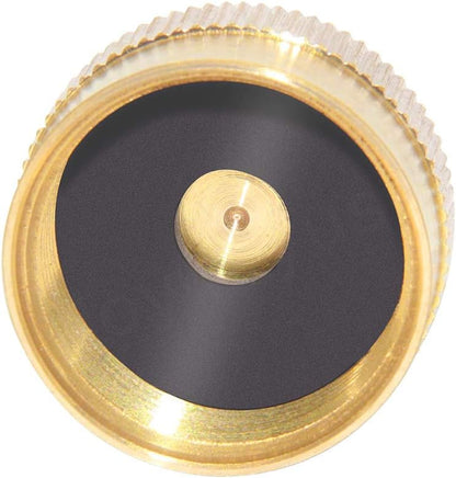 Solid Brass Refill Propane Bottle Cap Universal for All 1 LB Gas Tank Cylinder Sealed Protect Cap(Pack of 12) V1258-DP02-C-468