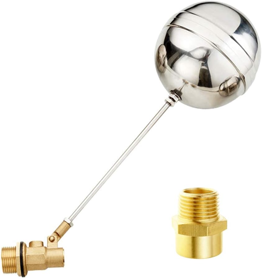 1/2 inch Thread Float Ball Valve Floating Ball-cock Tank Ballcock Fittings Automatic Water Level Control V1258-DP02-C-469