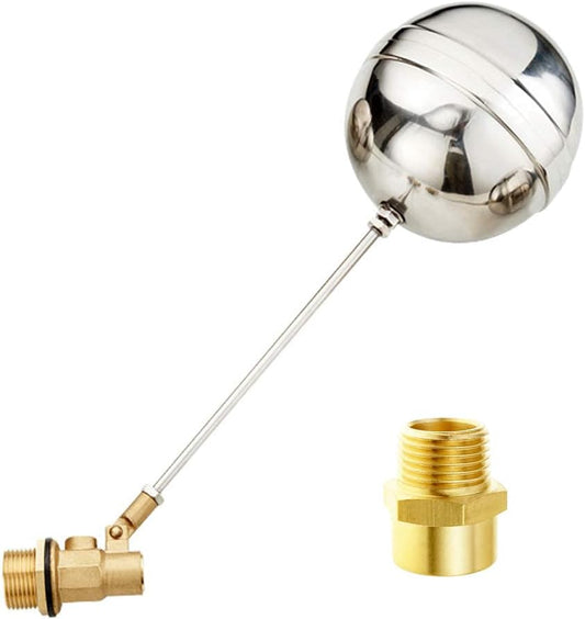 1/2 inch Thread Float Ball Valve Floating Ball-cock Tank Ballcock Fittings Automatic Water Level Control V1258-DP02-C-469