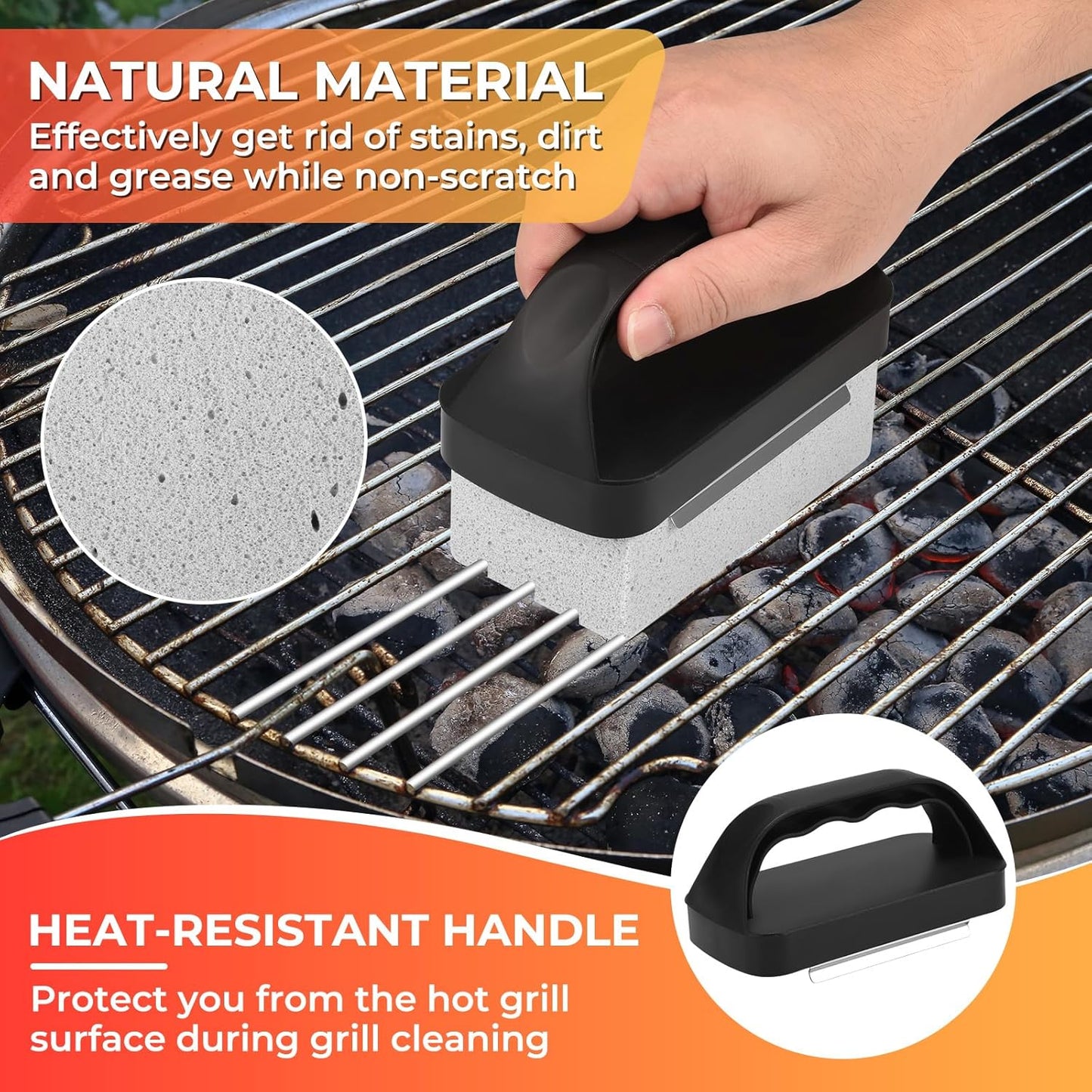 Griddle Cleaning Kit for Blackstone, Flat Top Grill Accessories Cleaner Tool Set Grill Stone, Griddle V1258-DP02-C-48