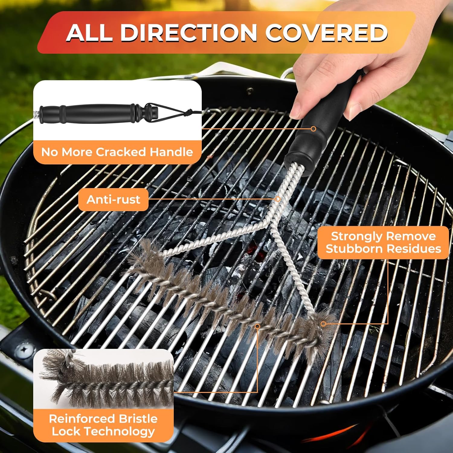 Griddle Cleaning Kit for Blackstone, Flat Top Grill Accessories Cleaner Tool Set Grill Stone, Griddle V1258-DP02-C-48