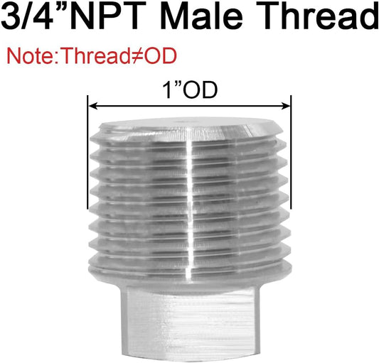 NPT Stainless Steel Boat Plugs V1258-DP02-C-493