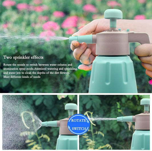 68oz/0.5Gallon Mint Green Garden Pump Sprayer with Safety Valve Portable Yard & Lawn Sprayer for V1258-DP02-C-499