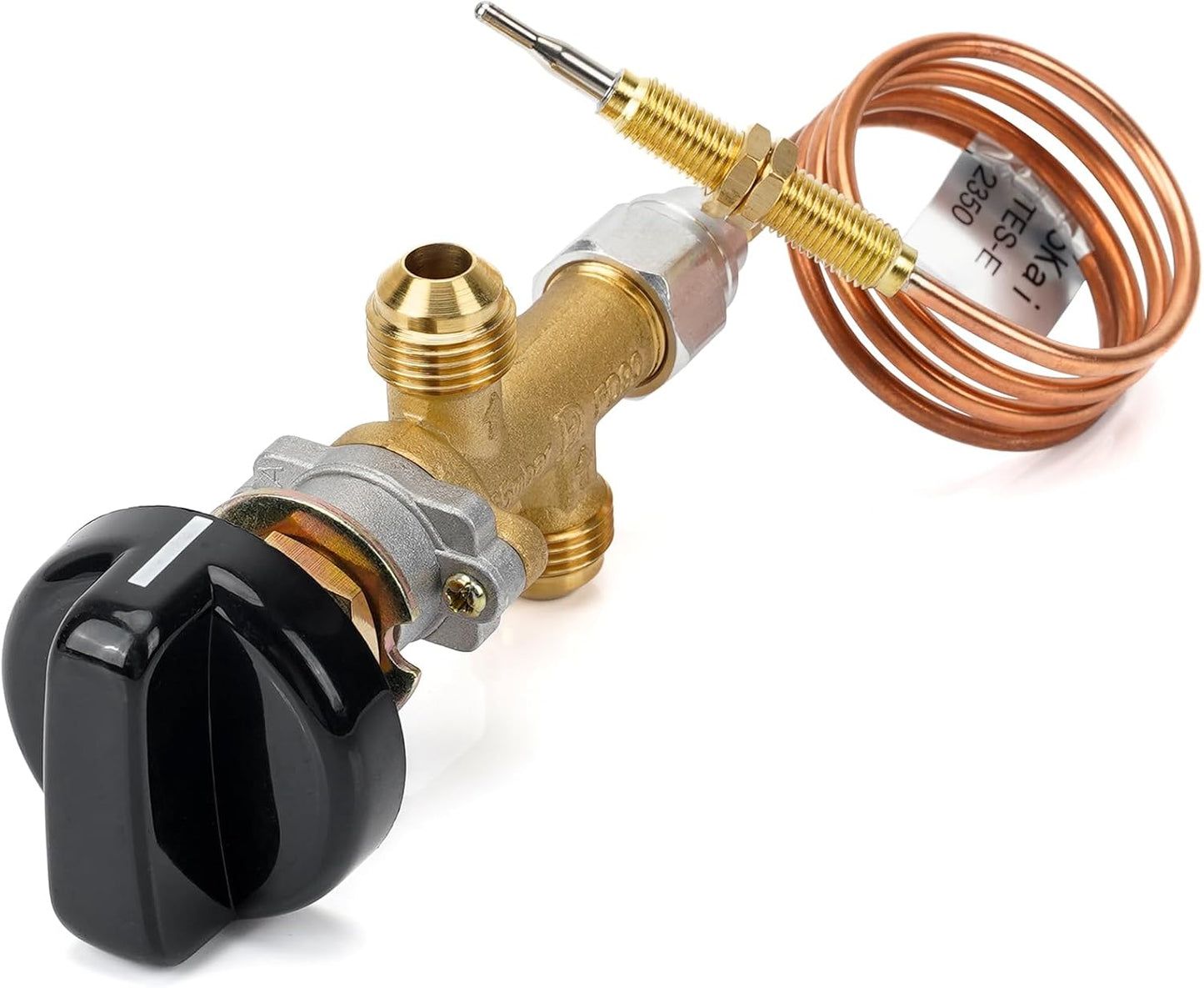 Low Pressure Propane Gas Flame Failure Safety Control Valve Kit Fits for Fireplace, Fire Pit, Heater V1258-DP02-C-506