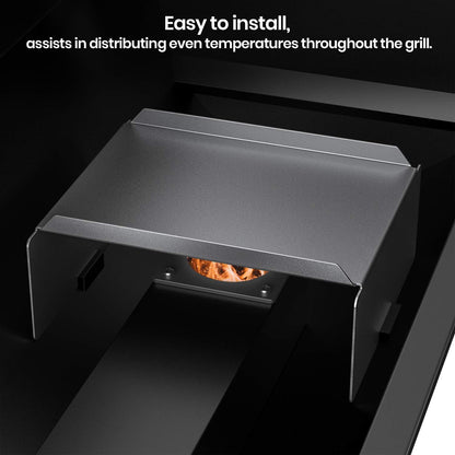 Heavy Duty Steel Heat Baffle Diffuser Replacement Part for Traeger, Camp Chef and Most Other Brand Pellet V1258-DP02-C-510