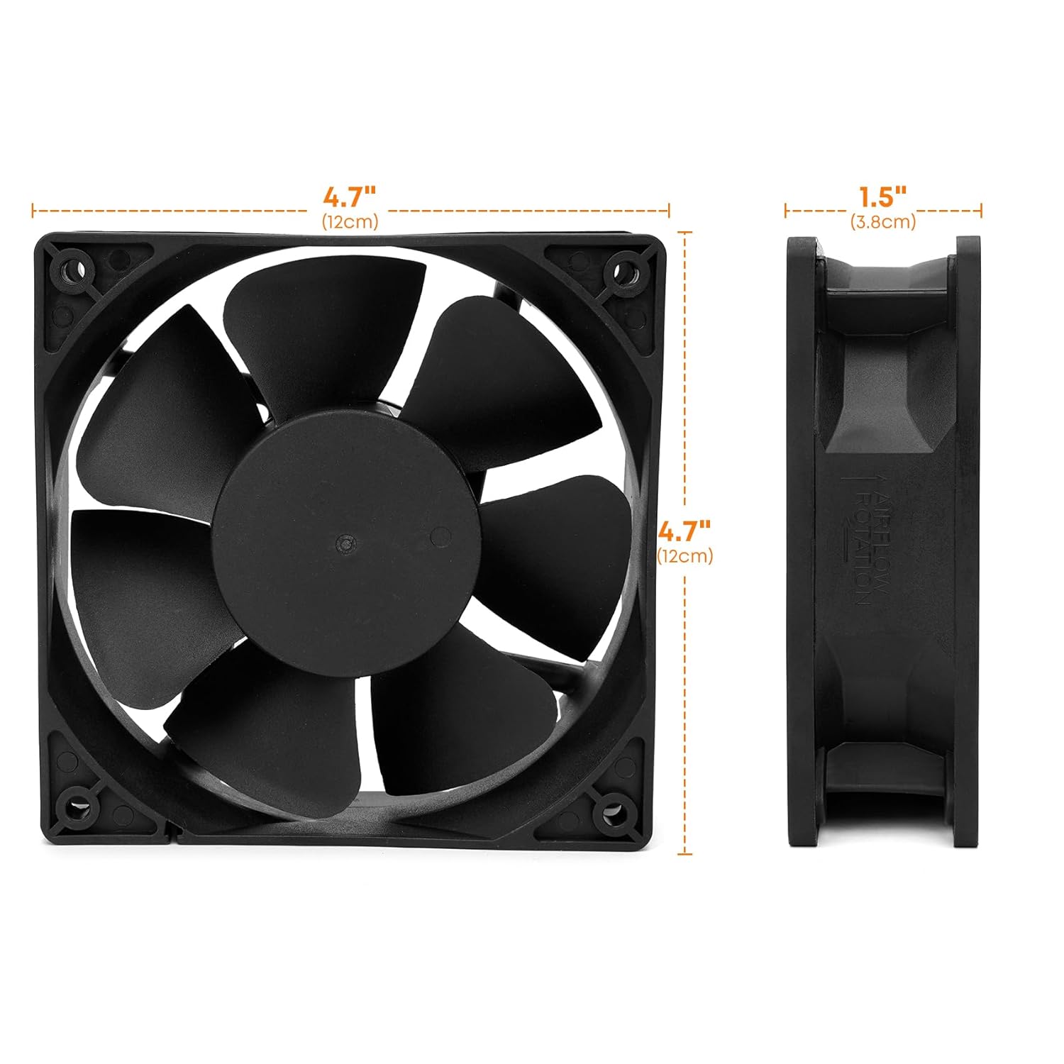 Fan Kit Compatible with Masterbuilt Gravity Series 560/800/1050 Digital Charcoal Grill & Smoker, Replacement V1258-DP02-C-514