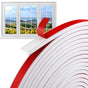 33 Ft Window Grille Inserts Grid Kit- TPE Self-Adhesive Peel and Stick Trim Molding- Flexible Moulding Trim V1258-DP02-C-534