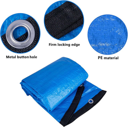 10 Ft Dust Pool Cover Protector-Solar Cover for Round Frame Pools-Pool Cover for Round Inflatable-Pool Cover V1258-DP02-C-539