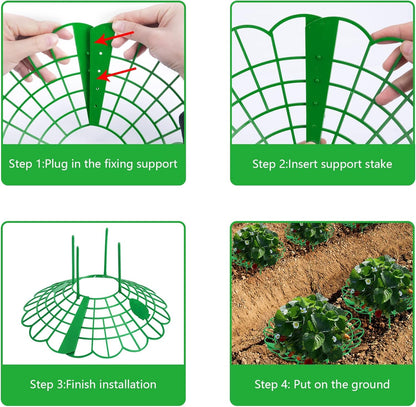 15Pack Strawberry Supports - Strawberry Plant Support Stand Strawberry Growing Racks Protector Strawberry V1258-DP02-C-548