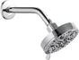 Shower Arm 10 in Bundle with 9 Mode Shower Head, Chrome V1258-DP02-C-566
