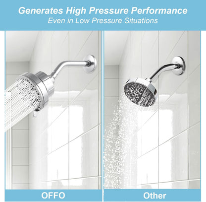 Shower Arm 10 in Bundle with 9 Mode Filtered Shower Head, Chrome V1258-DP02-C-568
