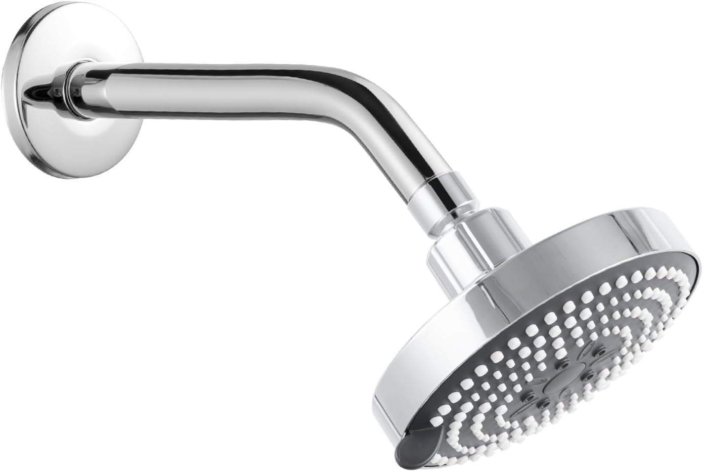 Shower Arm 10 in Bundle with 6 Mode Shower Head, Chrome V1258-DP02-C-569