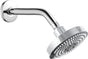 Shower Arm 10 in Bundle with 6 Mode Shower Head, Chrome V1258-DP02-C-569